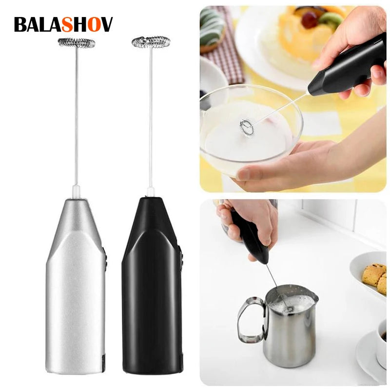 Handheld Electric Milk Frother — Portable Whisk for Lattes, Cappuccinos & Matcha in Seconds